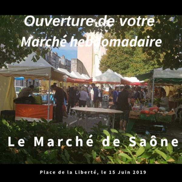 Marché de Saône Du 4 mai au 29 juin 2024