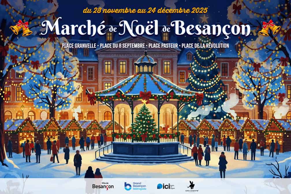 Marché de Noël 2025 à Besançon